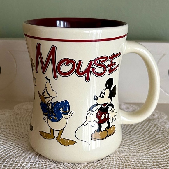 Disney Store Official Mickey Mouse and Friends vintage / rustic look Mug - Picture 1 of 6